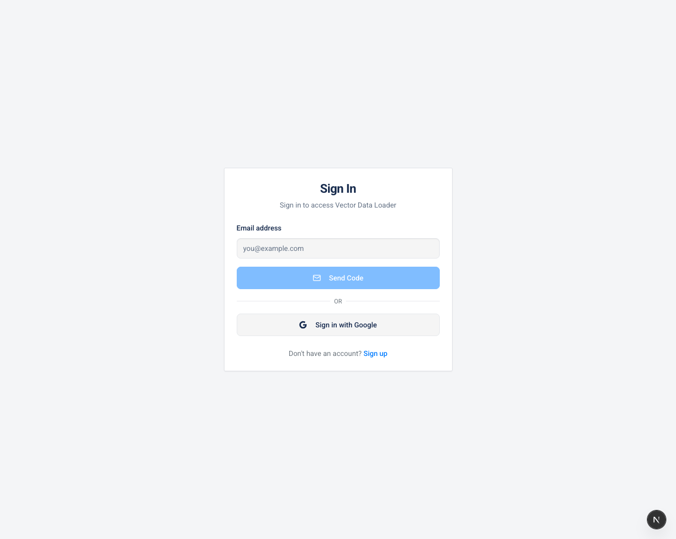 Login Page